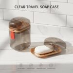 Premium Plastic Soap Box with Drain Tray & Protective Cover - Back View by Nari Haat, Indian ethnic wear, women cloth...