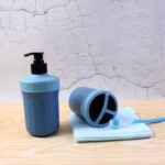Multipurpose Soap Dispenser with Utility Holder (1 Set) - Full Detail by Nari Haat, Indian ethnic wear, women clothin...