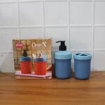 Multipurpose Soap Dispenser with Utility Holder (1 Set) - Full Detail by Nari Haat, Indian ethnic wear, women clothin...