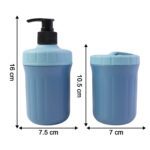 Multipurpose Soap Dispenser with Utility Holder (1 Set) - Neckline Detail by Nari Haat, Indian ethnic wear, women clo...