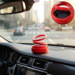 Small Solar Car Aroma Air Freshener (1 Pc) - Back View by Nari Haat, Indian ethnic wear, women clothing, designer suit