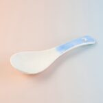 Premium Ceramic Serving Spoon (14 cm, 1 Pc) - Neckline Detail by Nari Haat, Indian ethnic wear, women clothing, desig...