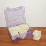 Set of 6 LED Flameless Decorative Candles – Square Shape Tealight Lamps - Full Detail by Nari Haat, Indian ethnic w...