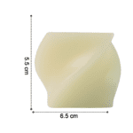 Set of 6 LED Flameless Decorative Candles – Square Shape Tealight Lamps - Back View by Nari Haat, Indian ethnic wea...