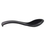 Plastic Soup Spoon – Deep Bowl (1 Pc / Black) - Sleeve Design by Nari Haat, Indian ethnic wear, women clothing, des...