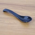 Plastic Soup Spoon – Deep Bowl (1 Pc / Black) - Full Detail by Nari Haat, Indian ethnic wear, women clothing, desig...