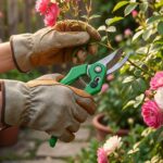 Garden Shears Pruners Scissor for Cutting Branches, Flowers, Leaves, Pruning Seeds - Closeup Embroidery by Nari Haat,...