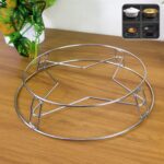 Heavy Duty Stainless Steel Gas Stove Stand (1 Pc) - Front View by Nari Haat, Indian ethnic wear, women clothing, desi...