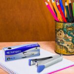 Kangaro No.10 Compact Metal Stapler - Neckline Detail by Nari Haat, Indian ethnic wear, women clothing, designer suit