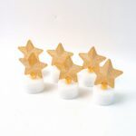 Set of 6 Decorative LED Star Candles - Sleeve Design by Nari Haat, Indian ethnic wear, women clothing, designer suit