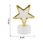 Decorative Star Shaped Flameless LED Candles (4 Pc) - Back View by Nari Haat, Indian ethnic wear, women clothing, des...