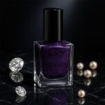 OG Beauty Purple Dazzle Starlet Glitter Nail Paint (10 ML / 1 Pc) - Front View by Nari Haat, Indian ethnic wear, wome...