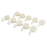 Self Adhesive Round Wall Hooks (10 Pc) - Sleeve Design by Nari Haat, Indian ethnic wear, women clothing, designer suit