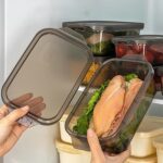 Rectangular Food Storage Containers - (3 Pc / Set) - Full Detail by Nari Haat, Indian ethnic wear, women clothing, de...