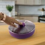 Supermom Multipurpose Round Rotating Dry Fruit & Snack Storage Container (1 Pc) - Full Detail by Nari Haat, Indian et...