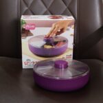 Supermom Multipurpose Round Rotating Dry Fruit & Snack Storage Container (1 Pc) - Full Detail by Nari Haat, Indian et...