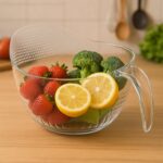 Supermom Multipurpose Transparent Plastic Bowl / Basket with Handle (1 Pc) - Closeup Embroidery by Nari Haat, Indian ...