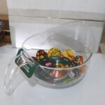 Supermom Multipurpose Transparent Plastic Bowl / Basket with Handle (1 Pc) - Full Detail by Nari Haat, Indian ethnic ...