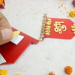 Shubh Labh Decorative Wall Hangings (2 Pc) - Closeup Embroidery by Nari Haat, Indian ethnic wear, women clothing, des...