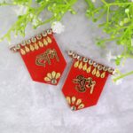 Shubh Labh Decorative Wall Hangings (2 Pc) - Back View by Nari Haat, Indian ethnic wear, women clothing, designer suit