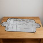 Universal Car Windshield Snow & Sun Protection Cover (145×70 cm) - Neckline Detail by Nari Haat, Indian ethnic wear,...