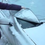 Universal Car Windshield Snow & Sun Protection Cover (145×70 cm) - Closeup Embroidery by Nari Haat, Indian ethnic we...