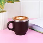 Apex Premium Double Wall Stainless Steel Cappuccino Mug Gift Set (6 Pc / 100 ML) - Closeup Embroidery by Nari Haat, I...