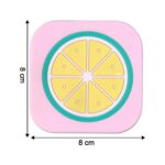 Premium Silicone Drink Coaster (1 Pc, 8×8 cm / Mix Design) - Full Detail by Nari Haat, Indian ethnic wear, women clo...