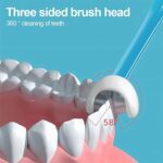 2-in-1 Baby Tongue Cleaner and Oral Massager Stick with Soft Silicone Brush Head - Neckline Detail by Nari Haat, Indi...