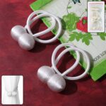 Magnetic Curtain Tiebacks - (2 Pc / Set) - Front View by Nari Haat, Indian ethnic wear, women clothing, designer suit