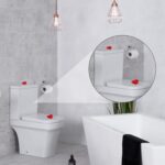 Heart-shaped Knob Pulls Toilet Press Button (4 Pc) - Neckline Detail by Nari Haat, Indian ethnic wear, women clothing...