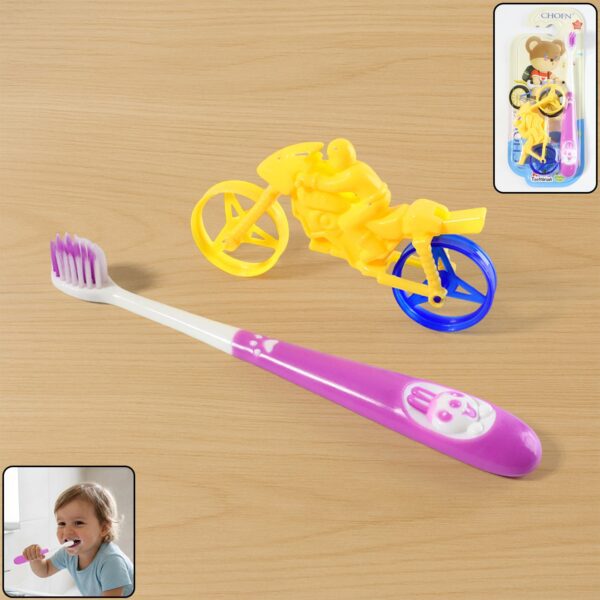 Kids Toothbrush and Bike Toy Set - Front View by Nari Haat, Indian ethnic wear, women clothing, designer suit