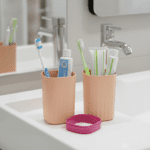 Plastic Hygienic Toothbrush Travel Portable Case (2 Pc) - Full Detail by Nari Haat, Indian ethnic wear, women clothin...