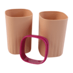 Plastic Hygienic Toothbrush Travel Portable Case (2 Pc) - Sleeve Design by Nari Haat, Indian ethnic wear, women cloth...