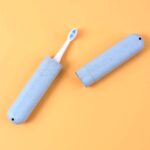 Portable Toothbrush Storage Travel Case (1 Pc) - Fabric Detail by Nari Haat, Indian ethnic wear, women clothing, desi...