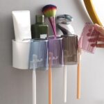 Wall Mounted Toothbrush Holder Set (1 Set) - Full Detail by Nari Haat, Indian ethnic wear, women clothing, designer suit