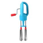 Supermom High-Speed Manual Hand Beater with Dual Stainless Steel Whisks (1 Pc) - Sleeve Design by Nari Haat, Indian e...