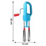 Supermom High-Speed Manual Hand Beater with Dual Stainless Steel Whisks (1 Pc) - Back View by Nari Haat, Indian ethni...