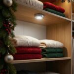 Christmas 3 Led Cordless Stick Tap Wardrobe Touch Light Lamp - Closeup Embroidery by Nari Haat, Indian ethnic wear, w...