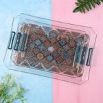 Supermom 3-Piece Multipurpose Serving Tray - (3 Pc / Set) - Back View by Nari Haat, Indian ethnic wear, women clothin...