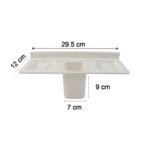 4 in 1 Wall-Mounted Bathroom Organizer - (1 Pc) - Back View by Nari Haat, Indian ethnic wear, women clothing, designe...