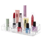 Acrylic Multi Purpose Lipstick Cosmetics Stand Display Holder 24 Section - Closeup Embroidery by Nari Haat, Indian et...