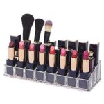 Acrylic Lipstick Cosmetics Display Holder 24 Section