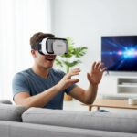 VR Shinecon Virtual Reality Headset (1 Pc) - Back View by Nari Haat, Indian ethnic wear, women clothing, designer suit