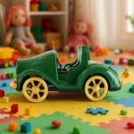 Funwoods Friction-Powered Vintage Car Toy - (1 Pc) - Full Detail by Nari Haat, Indian ethnic wear, women clothing, de...