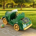 Funwoods Friction-Powered Vintage Car Toy - (1 Pc) - Full Detail by Nari Haat, Indian ethnic wear, women clothing, de...