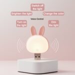 Cute USB Rabbit Night Light with Sound / Voice Activation - Neckline Detail by Nari Haat, Indian ethnic wear, women c...