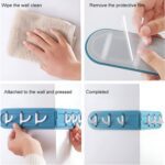 Foldable Rotating Wall-Mounted Multipurpose Hook Rack (1 Pc) - Back View by Nari Haat, Indian ethnic wear, women clot...