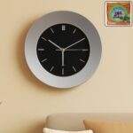 Modern Round Wall Clock - (1 Pc) - Front View by Nari Haat, Indian ethnic wear, women clothing, designer suit
