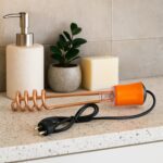 Immersion Water Heater Rod with Copper Heating Element - Fabric Detail by Nari Haat, Indian ethnic wear, women clothi...